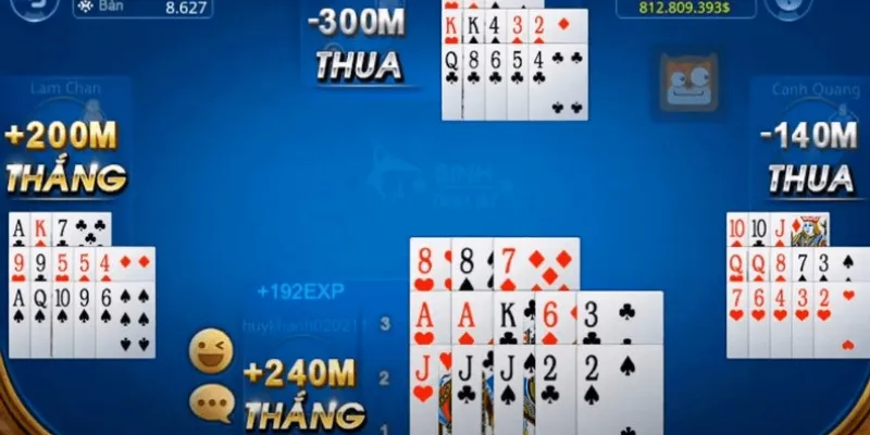 Cách xếp bài mậu binh tối ưu cơ hội chiến thắng 