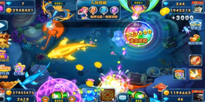 Các loại vũ khí và vật phẩm hỗ trợ trong Bắn Cá King of Hunters